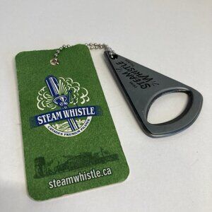 Vtg Steam Whistle Pilsner Canada Beer 2012 Bottle Opener Keychain Collectible
